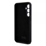 Karl Lagerfeld Samsung Galaxy S23 FE Kuoret Liquid Silicone Ikonik Karl Musta