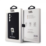 Karl Lagerfeld Samsung Galaxy S23 FE Kuoret Liquid Silicone Ikonik Karl Musta