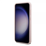 Karl Lagerfeld Samsung Galaxy S23 FE Liquid Silicone Choupette -kuori, pinkki