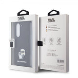 Karl Lagerfeld Samsung Galaxy Z Fold 5 -kuori NFT Karl & Choupette Pin Saffiano Musta