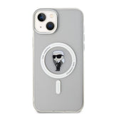 Karl Lagerfeld iPhone 15 Plus Suojakuori Ikonik MagSafe Läpinäkyvä