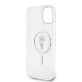 Karl Lagerfeld iPhone 15 -kuori Ikonik MagSafe Transparent