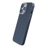 iPhone 13 Pro Kuoret Hiilikuitukuvio Sininen