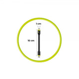 Mobile Origin Kompakti USB-C-kaapeli 10 cm Musta