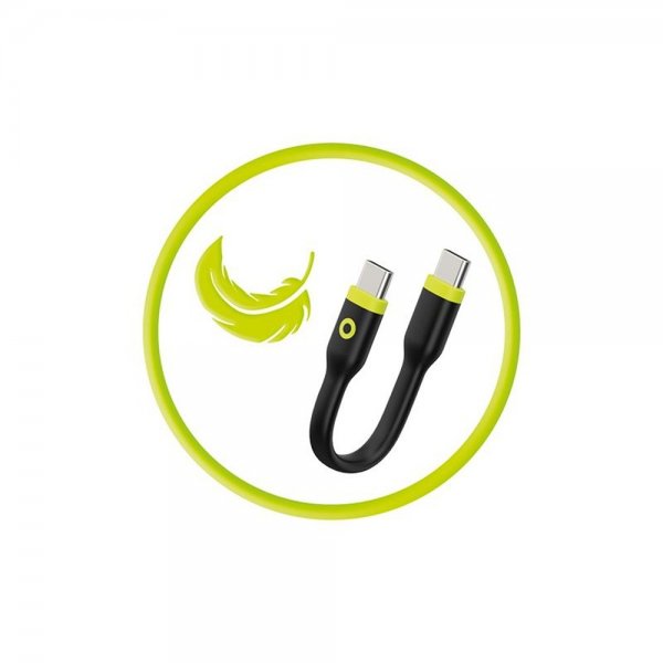 Mobile Origin Kompakti USB-C-kaapeli 10 cm Musta