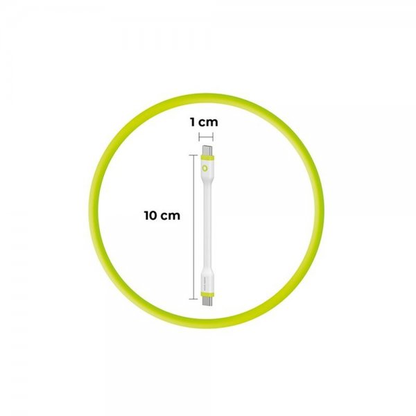 Mobile Origin Kompakt USB-C-kaapeli 10 cm Valkoinen
