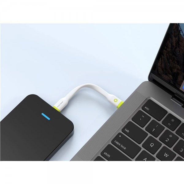 Mobile Origin Kompakt USB-C-kaapeli 10 cm Valkoinen