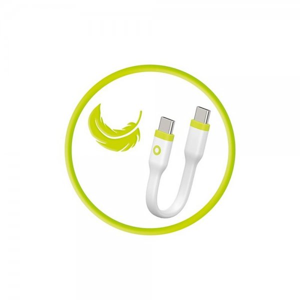 Mobile Origin Kompakt USB-C-kaapeli 10 cm Valkoinen
