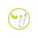 Mobile Origin Kompakt USB-C-kaapeli 10 cm Valkoinen