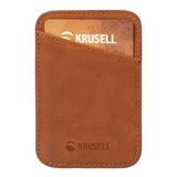 Krusell Korttipidike MagSafe Wallet Konjakki