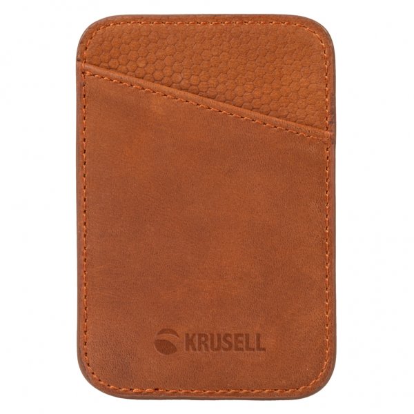 Krusell Korttipidike MagSafe Wallet Konjakki