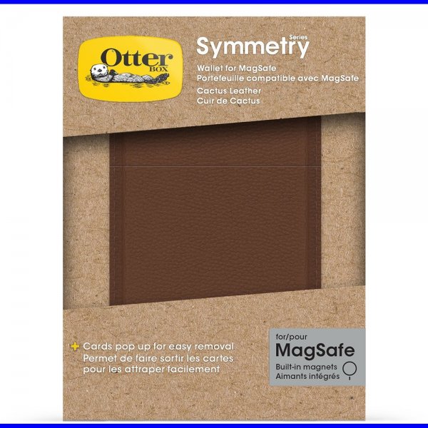 Otterbox korttikotelo MagSafe Wallet Symmetry Cactus Leather Desert Saddle