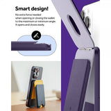 Caseology Korttikotelo Nano Pop MagSafe Wallet Stand Grape Purple