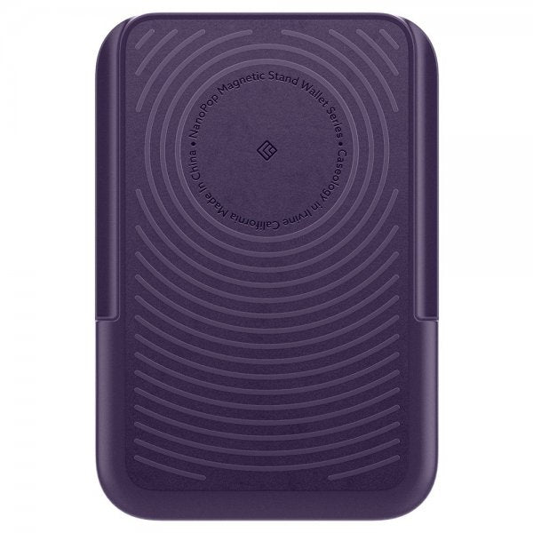 Caseology Korttikotelo Nano Pop MagSafe Wallet Stand Grape Purple