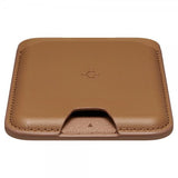 Spigen MagSafe korttikotelo Valentinus 3 Cards Holder MagFit Ruskea