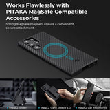 Pitaka Samsung Galaxy S22 Ultra -suojakuori MagEZ Case 2 Black/Grey Twill