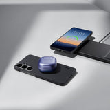 Pitaka Samsung Galaxy S25 Kuori Erittäin ohut kotelo MagSafe Musta/Harmaa Twill