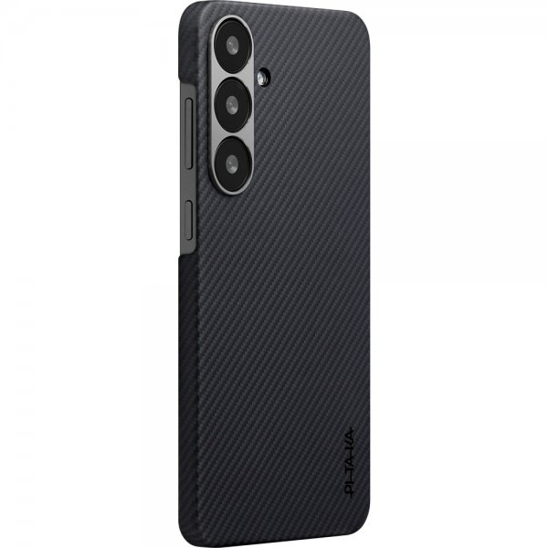 Pitaka Samsung Galaxy S25 Plus Kuoret Ultra-Slim Case MagSafe Musta/Harmaa Twill