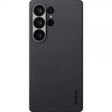 Pitaka Samsung Galaxy S25 Ultra Kuori Ultra-Slim Case MagSafe Musta/Harmaa Twill