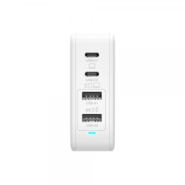 GP-laturi 100W GaN 2xUSB-C + 2xUSB-A