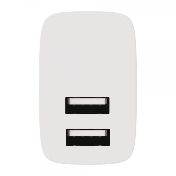 X2O Laturi 17W Kaksi USB-A/USB-A Valkoinen