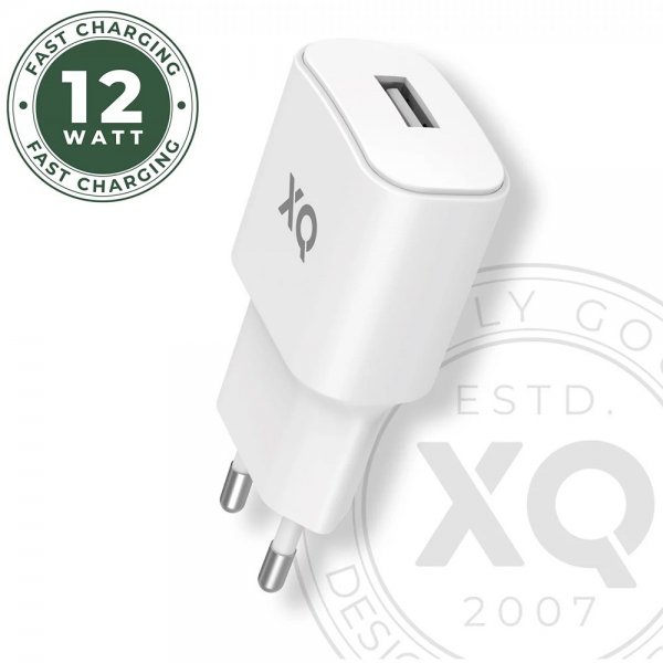 Xqisit-laturi 1xUSB-A 2,4A 12W