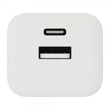 X2O Laturi 20W Kaksois-USB-C/USB-A GaN Valkoinen