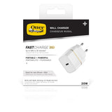 Otterbox Mobiililaturi 20W USB-C PD Cloud Dust White