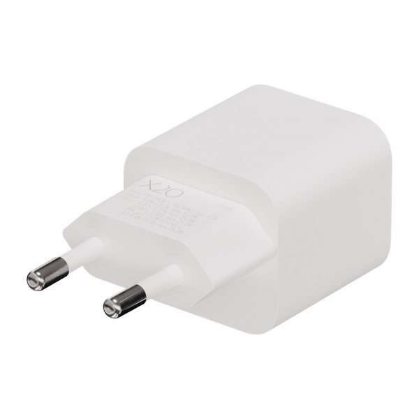 X2O-laturi 25W USB-C GaN Valkoinen