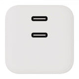 X2O Laturi 45W Kaksois-USB-C/USB-C GaN Valkoinen