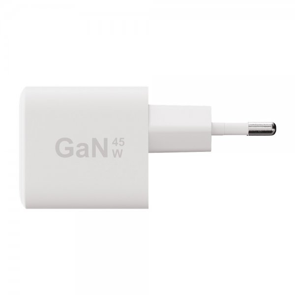 X2O Laturi 45W Kaksois-USB-C/USB-C GaN Valkoinen