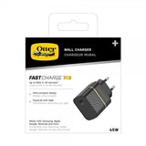 Otterbox-laturi 45 W GaN USB-C -pikalaturi, musta