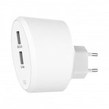 Xqisit Laturi 5.4A 2 x USB-A QC 3.0 30W Valkoinen