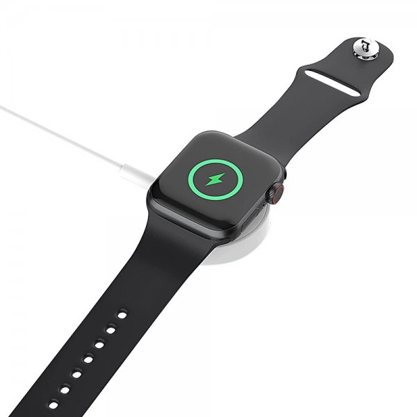 Deltaco Laturi Apple Watch -kellolle USB-A 1m Valkoinen