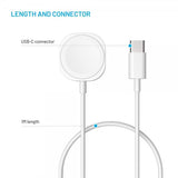 Fixed-laturi Apple Watchille USB-C 1m