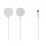 Deltaco-laturi Apple Watchille, USB-C, 1 m, valkoinen