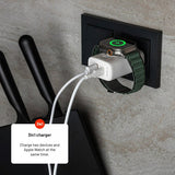 Fixed GaN-laturi 33W Apple Watch/USB-C/USB-A
