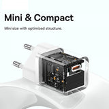 Baseus GaN5-pikalaturi Mini 30W Valkoinen