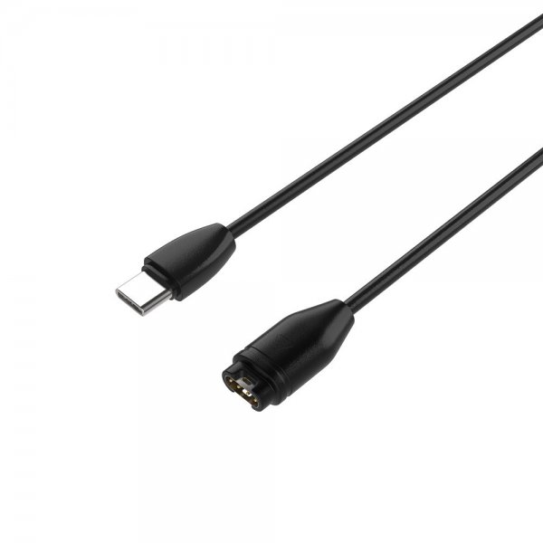 Kiinteä laturi Garmin Smartwatch USB-C 2m Musta