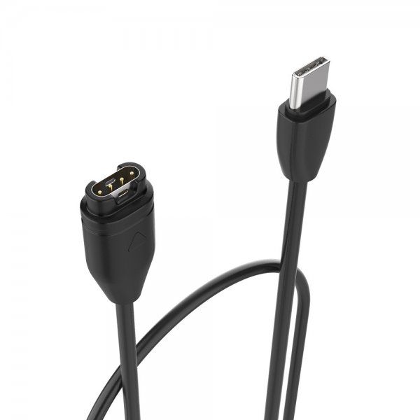 Kiinteä laturi Garmin Smartwatch USB-C 2m Musta