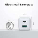 Joyroom Laturi JR-QP303 USB-C+USB-A 30W