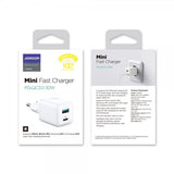 Joyroom Laturi JR-QP303 USB-C+USB-A 30W