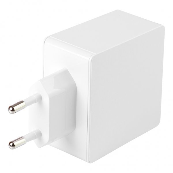 Deltaco Laturi, 4 USB-A-lähtöä, 24W, valkoinen
