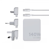 Xtorm Laturi ja kaapeli 140W GaN-Ultra Travel Charger + USB-C PD -kaapeli