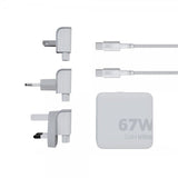 Xtorm-laturi ja -kaapeli 67W GaN-Ultra Travel Charger + USB-C PD Cable