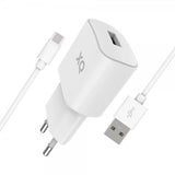 Xqisit-laturi USB-C-kaapelilla 1m 12W