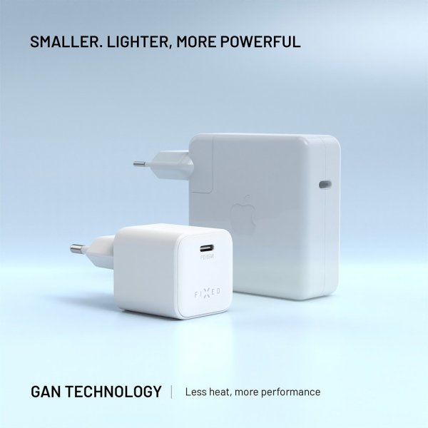 Fixed Laddare Mini PD 65W GaN Valkoinen