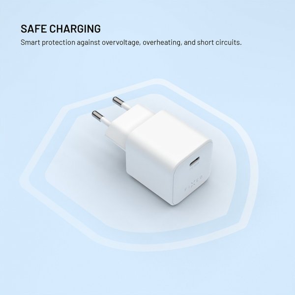 Fixed Laddare Mini PD 65W GaN Valkoinen