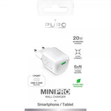 Puro Laddare MiniPro GaN USB-C 20W Valkoinen