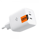 Spigen Laturi PowerArc ArcStation Pro GaN Dual Port 65W Valkoinen